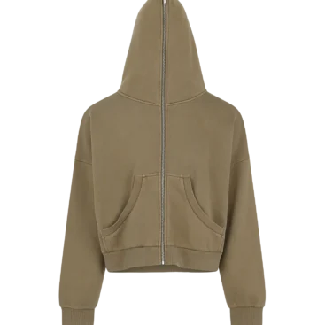 Entire Studios Zip Up Khaki Hoodie